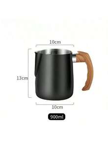 不锈钢奶泡壶，304，厚拿铁艺术奶泡奶壶，咖啡师咖啡机奶泡器