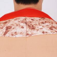 1 Unisex Funny Hot Dog Bread Costume, Thick Cotton Lining Character Performance Outfit For Carnival Party, Circus Show, Masquerade Halloween - Orange - View 8