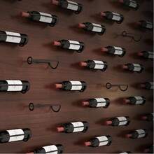 1pc Wall-Mounted Wine Rack, Display Shelf For Restaurant Home Use, Holds Wine Or Beer Bottles - Multicolor - View 2