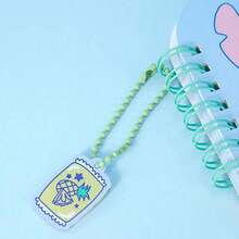 Miniso دفتر ملاحظات من سلسلة حفلات الطعام من ديزني ستيتش، مصنوع من خيوط رايون، 64 ورقة من الصفحات الإبداعية، بتصميم غلاف ستيتش جذاب (قطعة واحدة) - الأزرق - مشاهدة 5