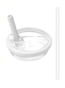 1PC 40 Oz Tumbler Flip Straw Lid Replacement Fit For Cup, Reusable Tumbler Cover, Spill Proof Splash Resistant Tumbler Lids For Cup Back To School