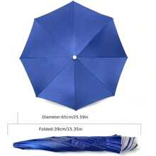 1pc,Umbrella Hat With Elastic Headband, Lightweight Hat Umbrella,Outdoor Rain Or Shine Dual-Use Umbrella, Fishing Umbrella, Elastic Band Hat Umbrella, Potable Umbrella For Outdoor
