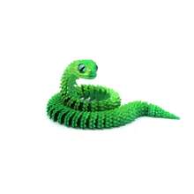 3D Printed Art Creative Snake And Surprise Egg Set With Joints - Colorful Home Office Decor, Perfect For Easter, Halloween And Thanksgiving Gifts | Eye Colors Come In A Variety Of Colors Birthday Graduation