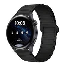 Correa magnética compatible con Samsung Galaxy Watch 7 6 5 4 de 40 mm y 44 mm, 5 Pro, 6 Classic y Watch GT5 de 46 mm, en tamaños de 18 mm, 20 mm y 22 mm, de silicona