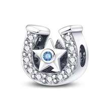 1pc Silver Series Blue Tie Exquisite Pendant Beaded, Squirrel, Puppy Scratch Mark Suitable For Diy Jewelry Making Bracelet Necklaces, As Gifts, Parties