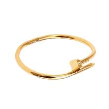 1pc High-End Luxurious Stainless Steel Four-Leaf Clover Bracelet, Fashion Personalized Metal Jewelry For Daily Wear, Great Gift Choice For Best Friends, Mothers, Girlfriends - Gold - View 1