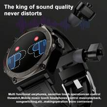 1pc Silicone Strap For 1.5" IPS Touchscreen Compass Multifunctional Smart Watch For Women, With Various Sports Modes, Camera Control, Social App Notification, Earphone Compatible, Suitable For Casual, Sports, And Gift
