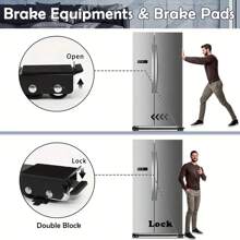 2pcs Heavy Duty 24-Wheel Adjustable Length Mobile Stand, Suitable For Household Appliances Like Refrigerator, Washing Machine, Dryer, Furniture, Convenient Mobility Base, No Battery Required!