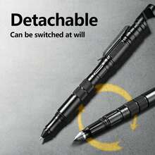 10-In-1 Tactical Pen With Multifunctional Features: Phone Stand, Screwdrivers, Waterproof Compartment, Tungsten Glass Breaker, Bottle Opener, Ink Refill - Cool Gift Idea For Dad, Men - Multicolor - View 5