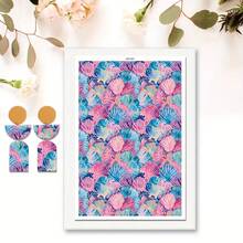 Watercolor Flower Transfer Paper - 1 Sheets Vintage Rustic Floral Transfer Paper For Polymer Clay Earrings, Retro Flower Clay Transfer Paper For Jewelry - Multicolor - View 27