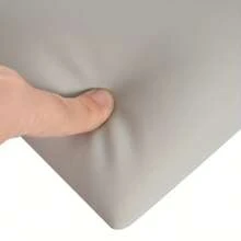 1 pieza Protector de pared decorativo acolchado de 20x40cm, panel de pared acolchado suave para cama, pegatina de pared 3D autoadhesiva