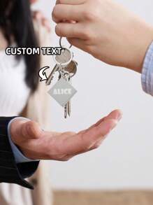 Spersonalizowany tekst, spersonalizowany, zwijany brelok ze stali nierdzewnej, kompaktowy i trwały, codzienny przyrząd pomiarowy