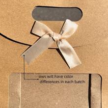 1/10/20pcs Simple & Stylish Flip-Cover Bowknot Transparent Packaging Bags, Gift Bags, Butterfly Decor, Flower Packaging Display Bags, Flip Cover Gift Bags, Adhesive Transparent Window, Small Brown/White Gift Bags, Suitable For Home Storage, Holiday Gifts, Office, Wedding Favors, Great For Gifts To Girlfriends, Friends, Teachers, Leaders, Elders
