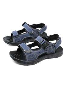 Sandalias casuales unisex, sandalias deportivas para exteriores, sandalias de suela gruesa de negocios casuales para el verano y la playa, sandalias cruzadas ajustables transpirables y cómodas para hombres, sandalias de verano para hombres, zapatillas de verano, tallas 36-47, sandalias de mujer, sandalias de verano para mujer, sandalias de senderismo para mujer, zapatos para caminar de mujer, zapatos de verano para mujer - Azul - Ver 8
