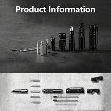 10-In-1 Tactical Pen With Multifunctional Features: Phone Stand, Screwdrivers, Waterproof Compartment, Tungsten Glass Breaker, Bottle Opener, Ink Refill - Cool Gift Idea For Dad, Men - Multicolor - View 4