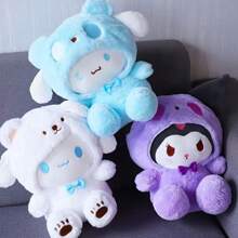 Sanrio Sanrio Character Plush Toys Collection - Including Hello Kitty, My Melody, Cinnamoroll, Kuromi, Pochacco - Soft Stuffed Animals, Kids Comfort Toys, Home Decor, Desktop Ornaments, Car Accessories, Girls' Festival Gifts