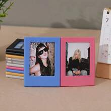 6 Piece Colorful Magnetic Photo Frame Set, 3" Fridge Magnet Album Frames For Family Memory Photo Displays, Decorative Photo Card Displays For Family Rooms, Living Rooms And Offices, Christmas, Valentine's Day And New Year's Gifts