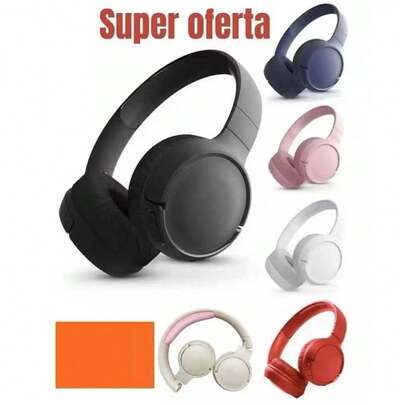 Fone de ouvido Headphone E510 E520 Bluetooth 5.0 Stereo Micro Sd P2 Alta Potência Colorido