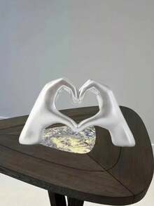 قطعة ديكورية لحركة اليد معبرة عن الحب، نحت فني يدوي ديكور المنزل، ديكور طاولة للزفاف والعائلة مبتكر، ديكور زفاف بوهيمي، ديكورات المنزل