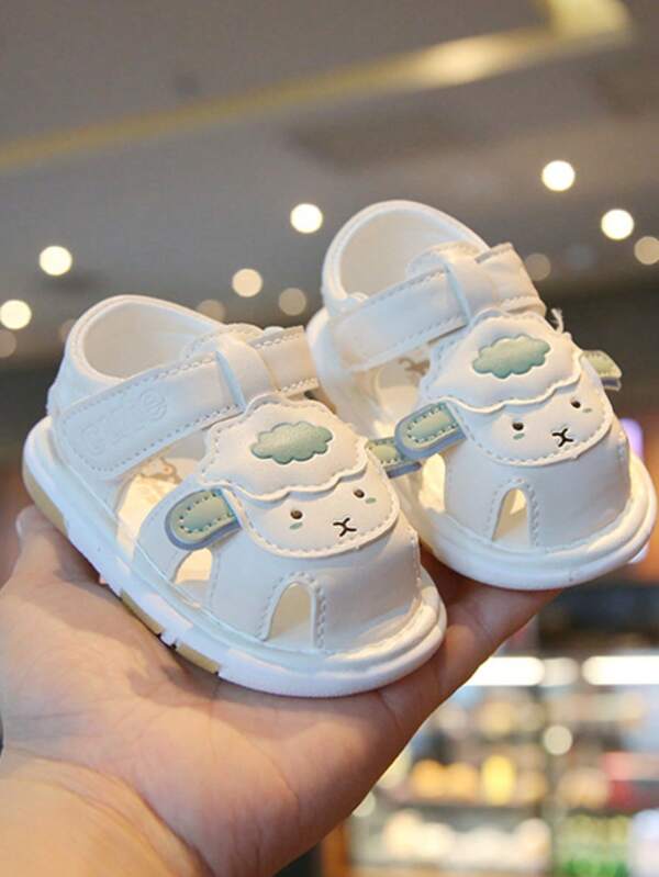 Soft Sole Squeaky Baby Shoes, Cute Cartoon Style First Walker Shoes