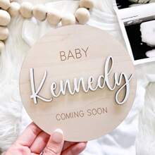 1 Stück Baby kommt bald Ankündigung, Wir sind schwanger Baby Ankündigung Schild, Umstandsmodeankündigung, Baby kommt bald Schild, Soziale Medien Schwangerschaft