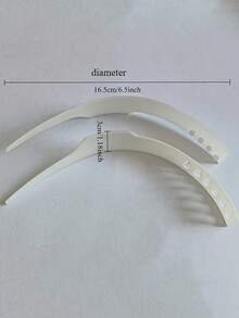 1 件时尚隐形塑料领夹，领撑，尺寸可调，为衬衫提供时尚嵌入式支撑，确保领子完美贴合，不会感觉笨重，通用衬衫领撑