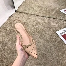 Women Heeled Sandals - Apricot - View 3
