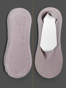 1/5/7 pares de calcetines casuales invisibles y transpirables para hombre, de colores múltiples, de corte bajo y con silicona antideslizante, para primavera/verano