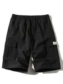 3pcs Pack Men's Loose Fit Casual Lightweight Cargo Shorts, Summer