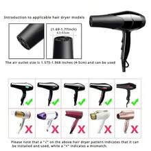 1 pieza Difusor plegable para secador de pelo para rizos y secado - Accesorio difusor de rizos y herramienta de peinado. El tamaño de la salida de aire es de 1.575-1.968 pulgadas (4-5 cm) y se puede usar plegado, fácil de almacenar, sin necesidad de electricidad - Multicolor - Ver 11