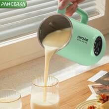 Máquina de hacer leche de nueces de alta capacidad PANCERKA - Funcionamiento automático con un solo toque, máquina de hacer leche de almendra y soja, perfecta para bebidas vegetales caseras, leche de avena y coco - Capacidad de 800ml, 220-240V, PANCERKA para invierno - Enchufe EU Tipo E(220-240V) - Ver 7