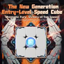 3x3 Speed Three-Dimensional Puzzle Magic Cube Magnetic Version Magic Clothing Version Puzzle Decompression Toy Easter Halloween Christmas Gift