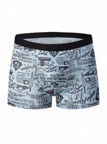 4 Pack Teen Boys Mid-Rise Boxer Briefs