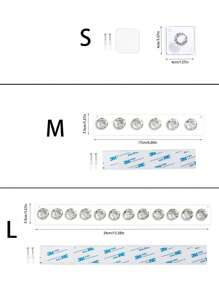 3M 1pc Wall-Mounted Acrylic Necklace Organizer With 12 Hooks, Best Gift For Girls And Women To Store And Display Necklaces, Bracelets, Bangles And Rings Valentine Day Back To School