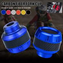 Aluminum Alloy Anti-Drop Cup, Suitable For Motorcycle, ATV And E-Bike Forks, Collision Cup, Anti-Fall Accessories, Decorative Parts