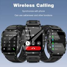 LOMAXFR Smart Watch,Wireless Calling /Dial, Various APP Reminders,Suitable For Men And Women,Sports Watches,Information Reminder,For IOS/Andriod