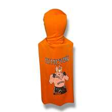 1 Capa Mascara Infantil Luchadores Lucha Libre Personajes - Naranja - Ver 5