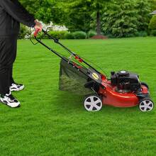 Futchoy 1.6L Self-Propelled Gas Lawn Mower 140CC 4-Stroke Single Cylinder Gasoline Mower - Red - View 2