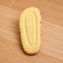 1 đôi dép xốp màu hồng in nơ thời trang cho bé gái, thoải mái, nhẹ, mềm, chống trượt, bền, thích hợp cho mùa xuân/hè. - Màu vàng - Xem 7