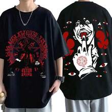 Alucard Vampire T-Shirt Japanese Anime Manga Unisex Male Female 100% Cotton Top Premium Streetwear New Release Immediate Shipping Various Colors!! Plus Size - màu đen - Xem 2