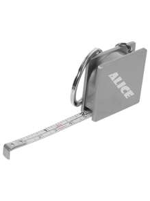 Spersonalizowany tekst, spersonalizowany, zwijany brelok ze stali nierdzewnej, kompaktowy i trwały, codzienny przyrząd pomiarowy