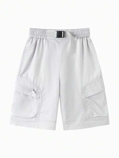 Balabala Boys' Quick-Dry Cargo Shorts, Cooling & Comfortable Summer Wear