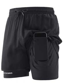 2pcs Sportswear Shorts Set For Summer, Quick Dry Breathable Light & Comfortable, Suitable For Gym Workout, Running, Casual Wear, Minimalist Design, Multi-Color Available
