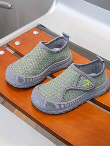 百搭春季新款粗脚胖脚幼儿室内幼儿园防滑镂空网眼鞋儿童布鞋