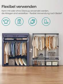 SONGMICS Portable Closets - Navy Blue - View 3