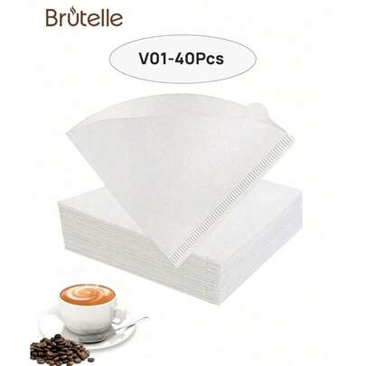 Brutelle 一体式手冲咖啡壶套装咖啡滤杯耐高温分享壶简约精致便携式咖啡机家庭聚会旅行餐厅宿舍