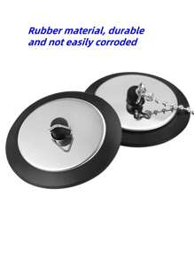 1pc Bathtub/Sink Stopper, Compact & Convenient, Bathroom Anti-Odor Waterproof Drain Plug, Corrosion Resistant & Deformity Free