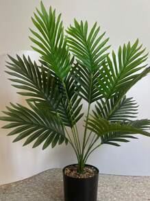 Set di 2 piante tropicali artificiali - Dieffenbachia e Palma Areca per decorazione di casa, ufficio, giardino - Perfetto per matrimoni, anniversari e festività - Uso interno/esterno, vasi non inclusi, decorazione per stanza, casa, cucina, matrimonio