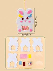 1pc Children Non-Woven Cloth Handmade Rattle, Felt Hanging Decoration, Preschool Handcraft Creative Educational DIY Kit, Kids Gift, Handmade DIY Materials, Educational Toys