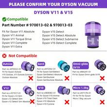 替换部件过滤器兼容 V11 动物过滤器、V11 过滤器、V15 检测、V15 检测绝对、V15 潜艇、V15 检测过滤器，零件编号 970013-02 和 970013-03